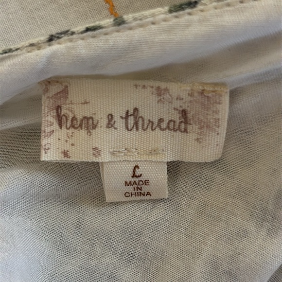 Hem & Thread Floral Dress Size L NWT - Picture 7 of 7